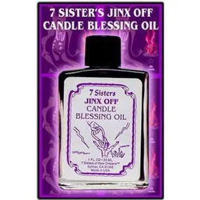 1 oz 7 Sisters Candle Blessing Oil - Jinx Off