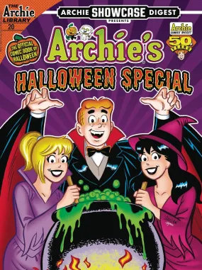 Archie Showcase Digest - Halloween Special: The Official Comic Book Of Halloween, From Trick Or Treating To Bobbing For Apples & Costumes Galore, You're In For Some Frighteningly Fun Adventures!