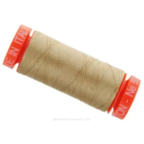 Aurifil 50 WT Cotton Mako Spool Thread Sand