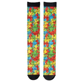 Autism Awareness Knee High Socks