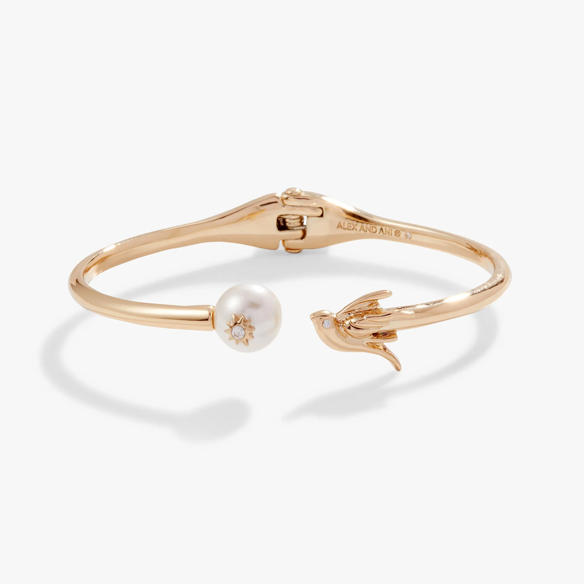 Bird   Pearl Cuff Bracelet