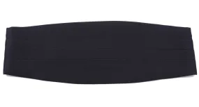 Black Satin Silk Cummerbund