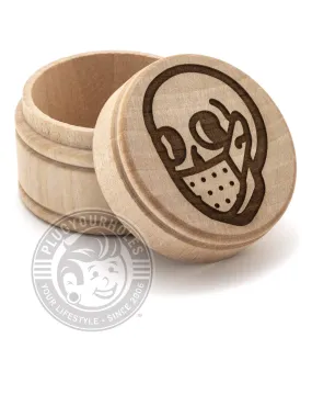 Bummer Skull Engraved Plug Box