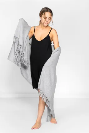 Cashmere blanket "Lux" - dark grey