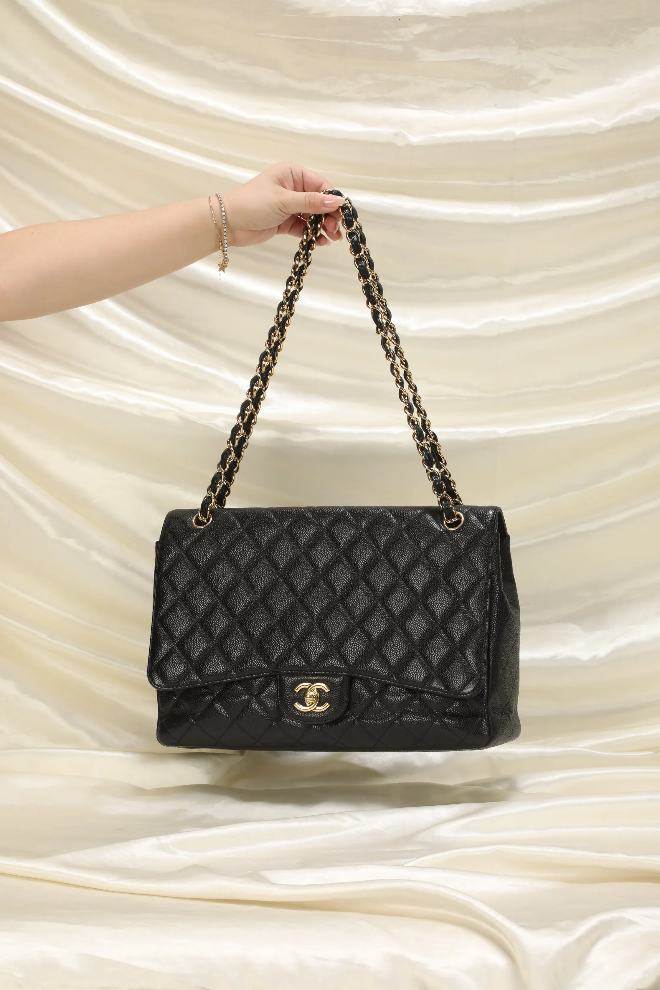 Chanel Caviar Jumbo Flap Bag