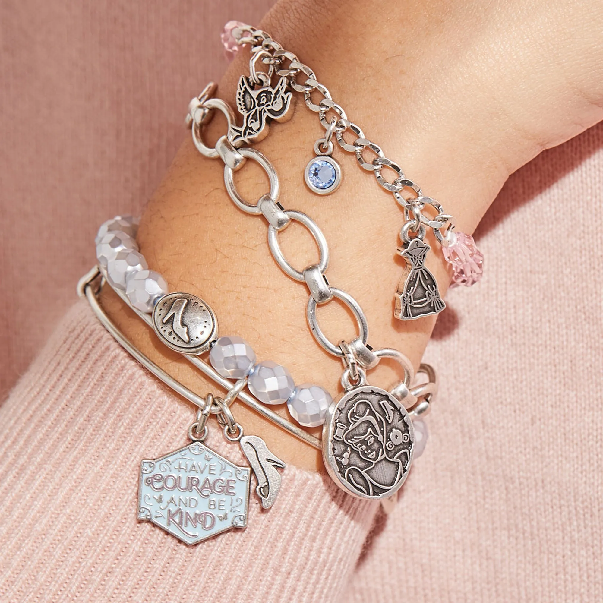 Disney® Cinderella Pearl Wrap Bracelet