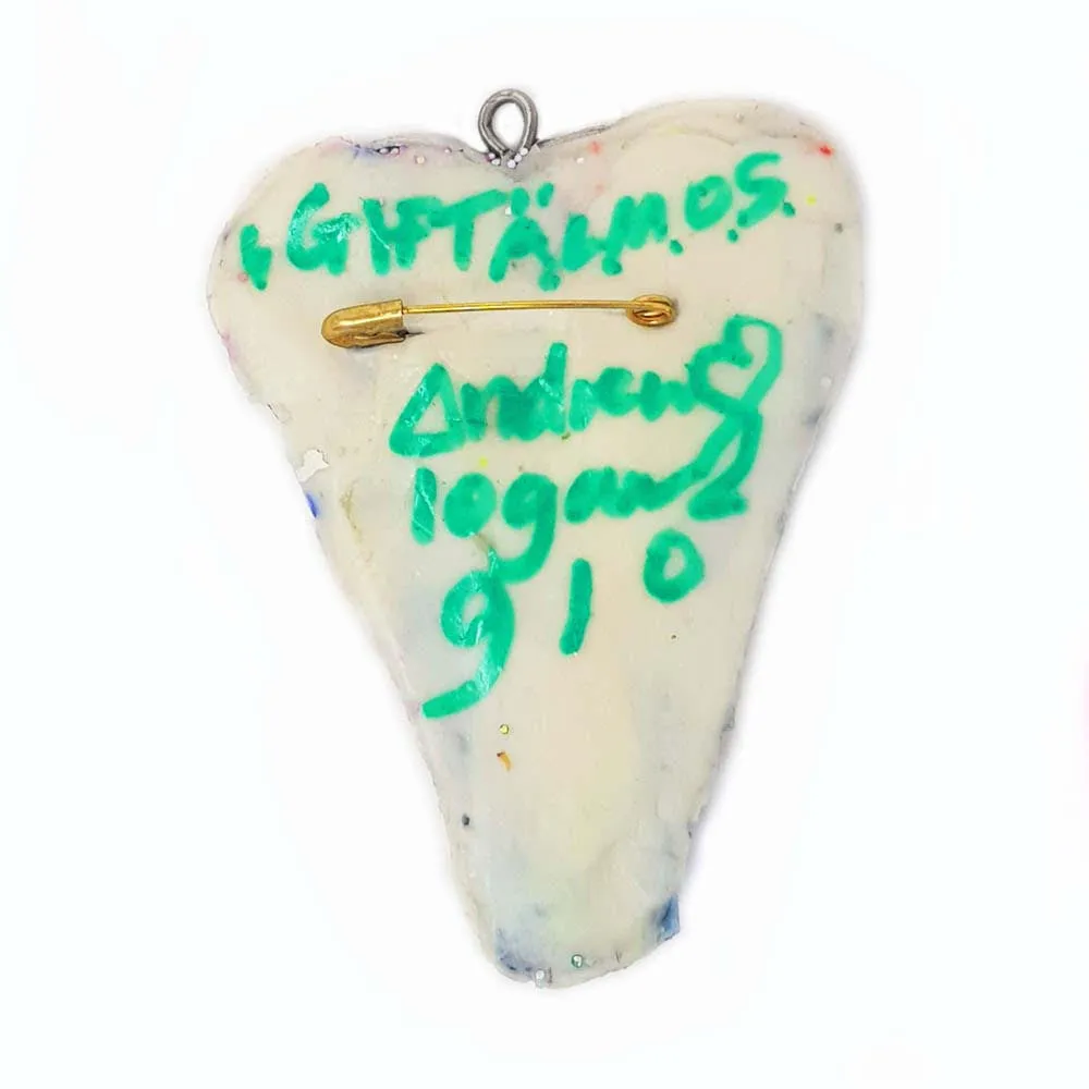 GIFT ALMOS - MARBLED GLASS HEART, 2019