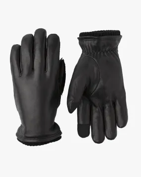 Hestra John Hairsheep Leather Gloves - Black