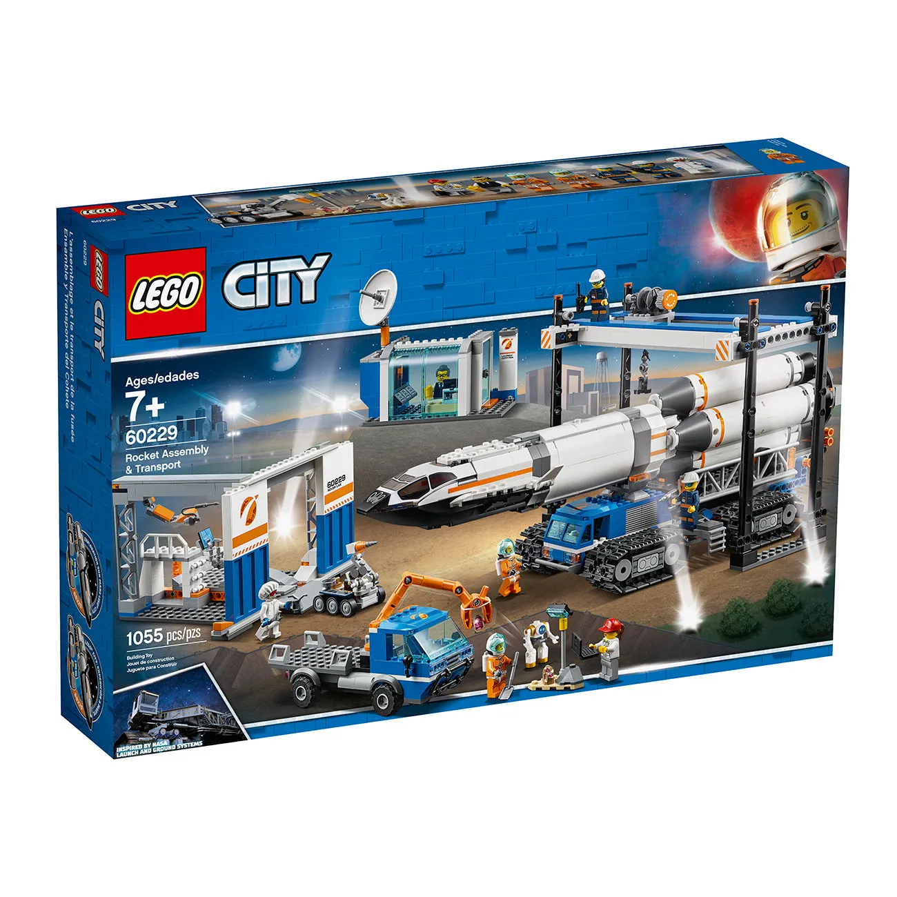 LEGO Rocket Assembly & Transport