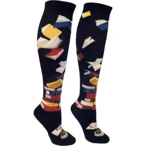 Library Socks for Literacy Women's Knee High Sock