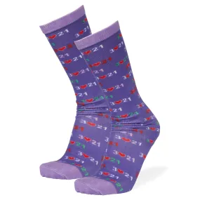 Purple Down Syndrome Awareness Unisex Knee High Socks