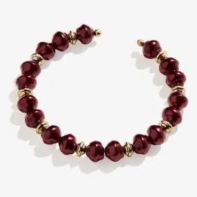 Sea Sultry Cuff Bracelet, Burgundy