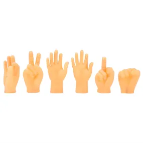 Soft Multi- Shape Small Hand Model Finger Cots for Cat Massage Finger Cots Set Finger Puppet