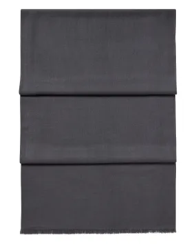 Women's Pashmina Cashmere Stole Anthracite Grey