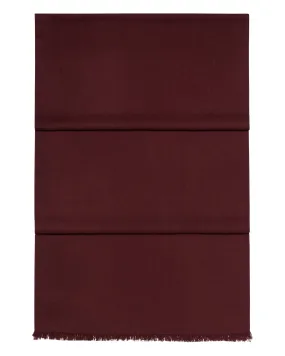 Women's Pashmina Cashmere Stole Claret Red